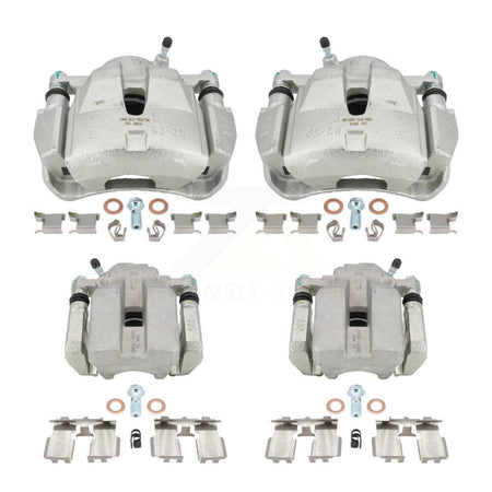 Front Rear Disc Brake Caliper Assembly Left Right Side (Driver Passenger) Kit For Toyota RAV4 KBC-100549 by CMX