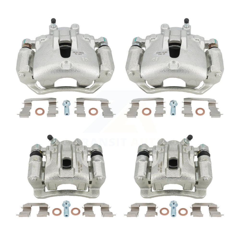 Front Rear Disc Brake Caliper Assembly Left Right Side (Driver Passenger) Kit For Kia Forte Koup Forte5 2.0L KBC-100557 by CMX