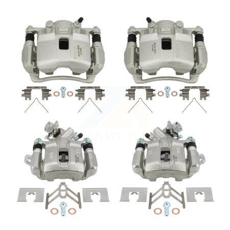 Front Rear Brake Caliper Left Right Side (Driver Passenger) Kit For Honda Civic Acura RSX KBC-100559