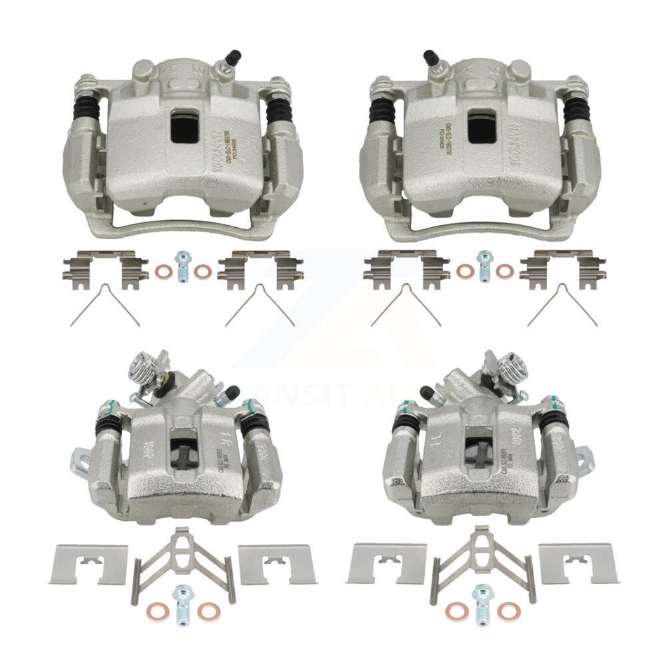 Front Rear Brake Caliper Left Right Side (Driver Passenger) Kit For Honda Civic Acura RSX KBC-100559