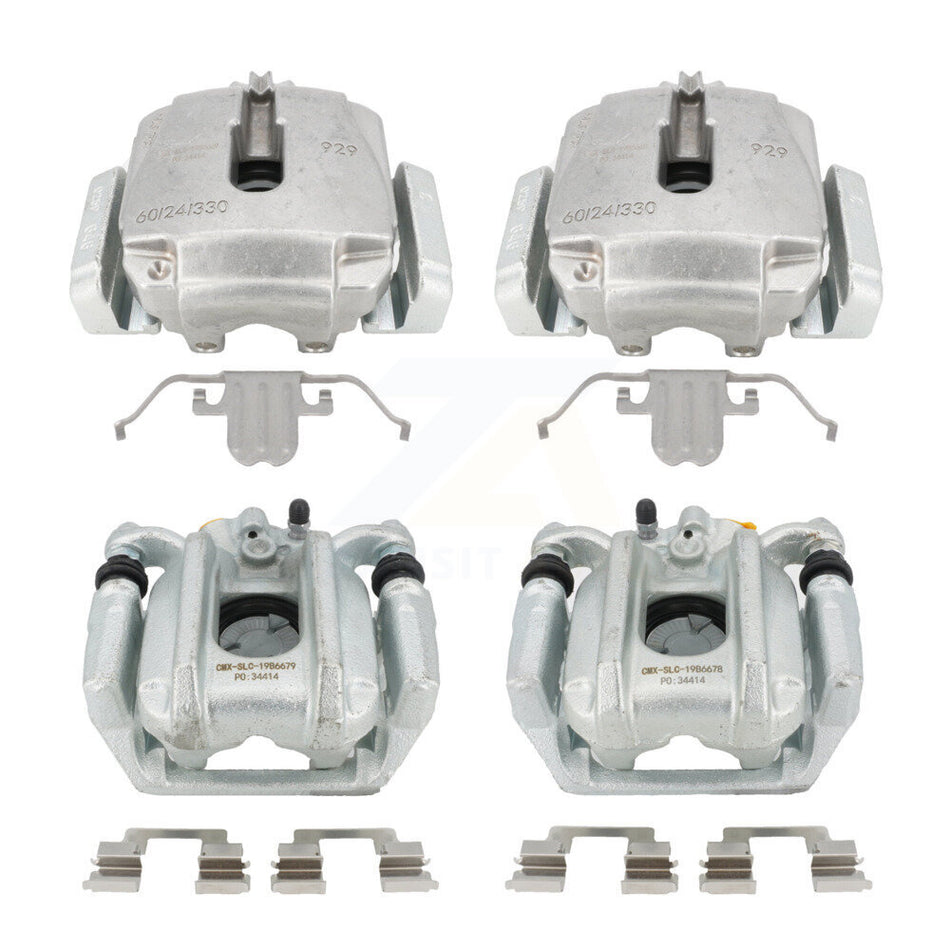 Front Rear Disc Brake Caliper Assembly Left Right Side (Driver Passenger) Kit For BMW 528i xDrive KBC-100563