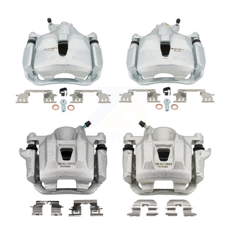 Front Rear Brake Caliper Left Right Driver Passenger Side Kit For 2004-2010 Toyota Sienna KBC-100571