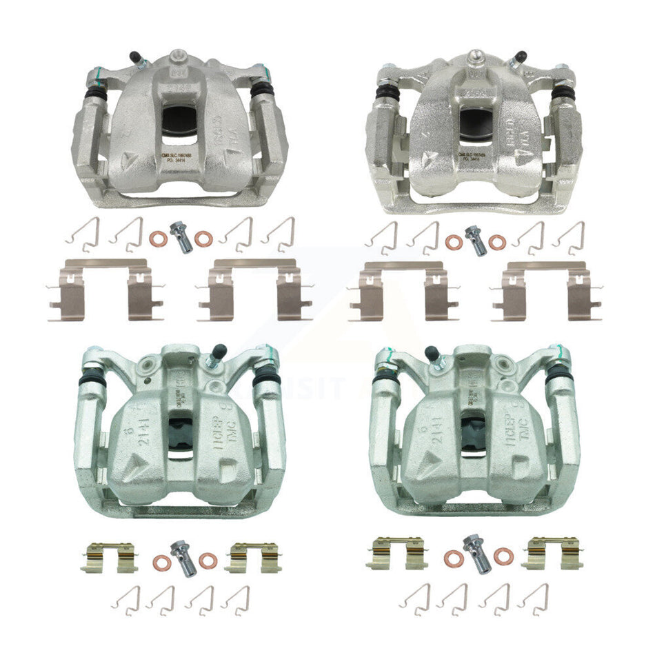 Front Rear Disc Brake Caliper Left Right Side (Driver Passenger) Kit For Honda CR-V KBC-100577