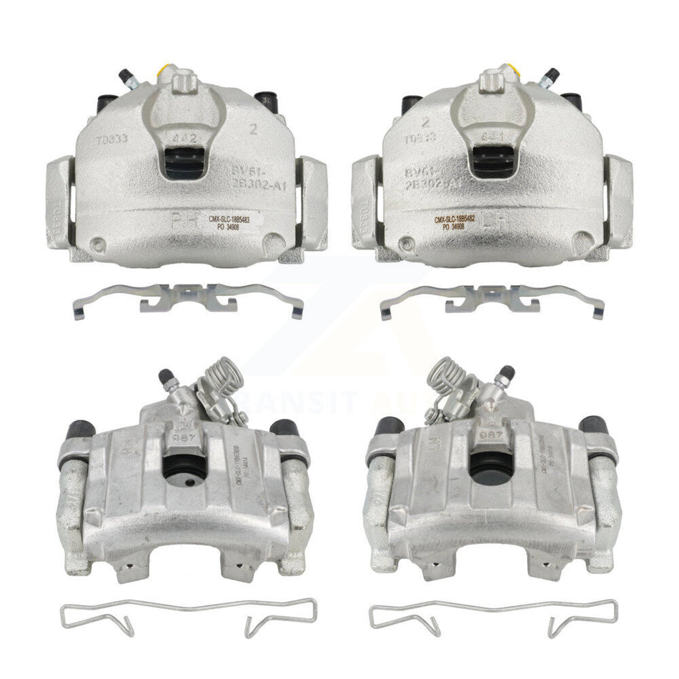 Front Rear Disc Brake Caliper Kit For 2013-2018 Ford Focus ST With 320mm Diameter Rotor KBC-100579