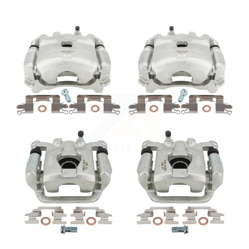 Front Rear Disc Brake Caliper Assembly Left Right Side (Driver Passenger) Kit For Nissan Altima KBC-100581 by CMX