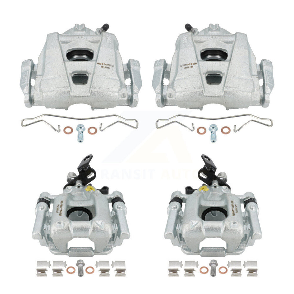 Front Rear Disc Brake Caliper Assembly Left Right Side (Driver Passenger) Kit For Volkswagen Passat KBC-100583 by CMX