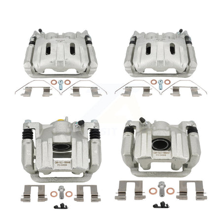 Front Rear Brake Caliper Left Right Driver Passenger Side Kit For 2011-2017 Honda Odyssey KBC-100597