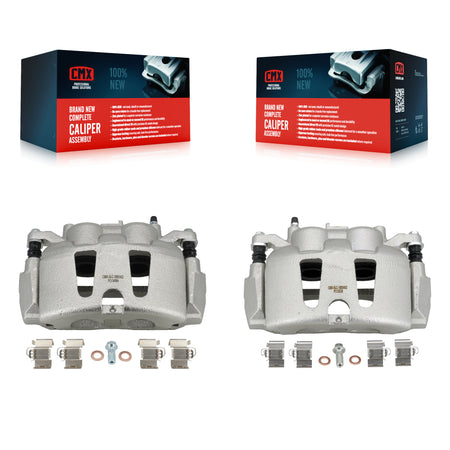 Front Brake Caliper Left Right Side (Driver Passenger) Kit For Jeep Wrangler Gladiator KBC-100611