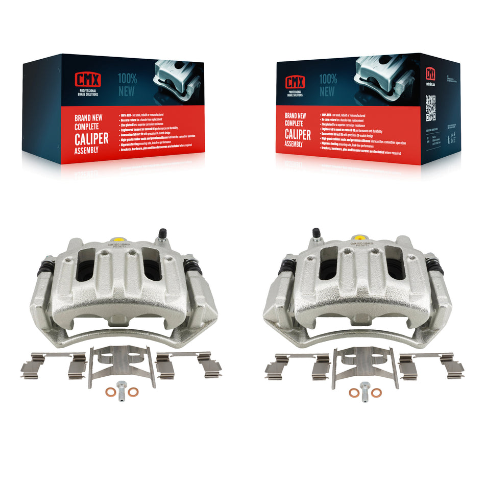 Front Disc Brake Caliper Left Right Side (Driver Passenger) Kit For Ford F-150 Heritage KBC-100633