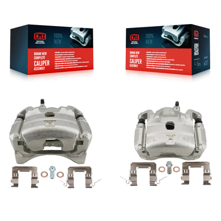 Front Brake Caliper Left Right (Driver Passenger) Kit For 2010 Nissan Altima S SL Base SR KBC-100644