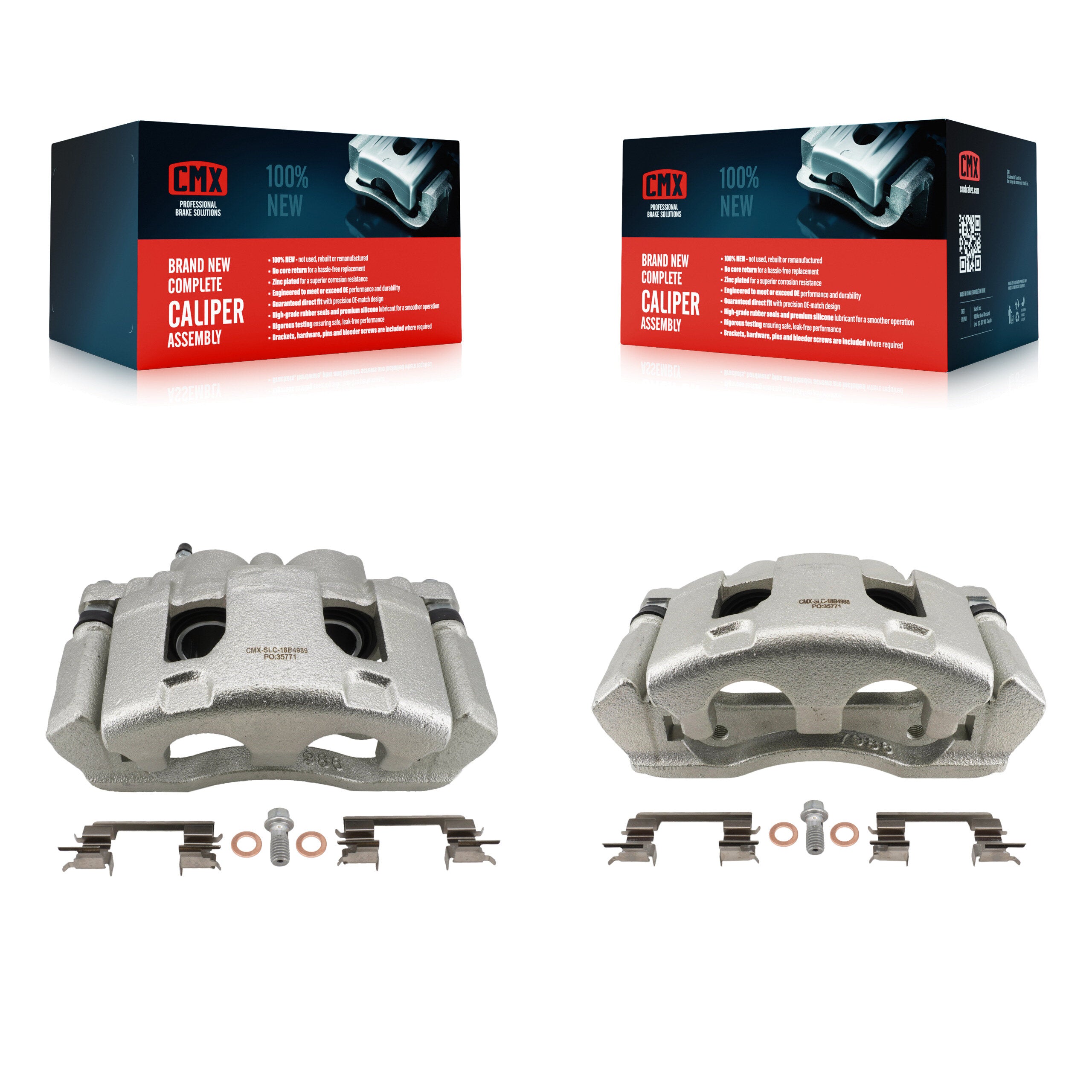 Front Brake Caliper Left Right Kit For Chevrolet Impala Buick Lucerne Monte Carlo Limited KBC-100646