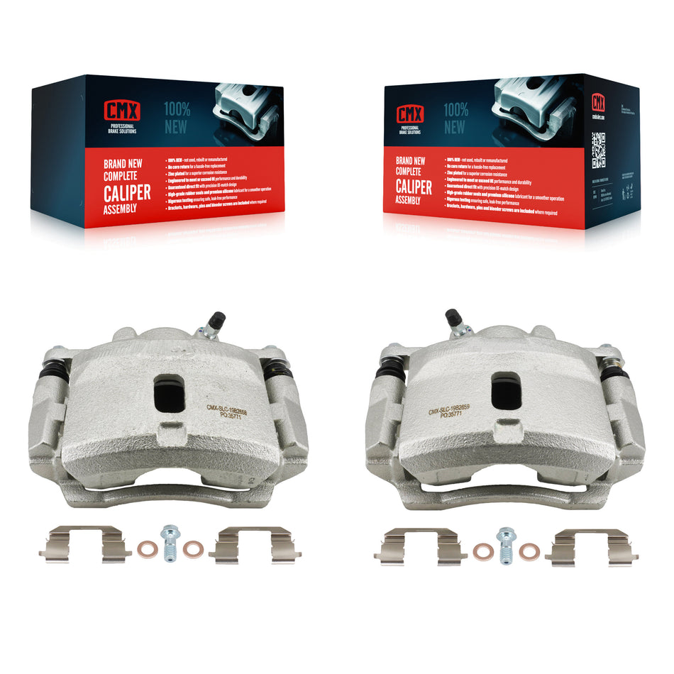 Front Disc Brake Caliper Left Right Side (Driver Passenger) Kit For Honda Civic Acura EL KBC-100652