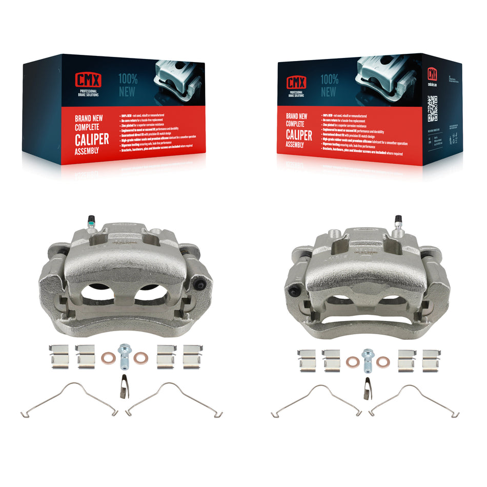 Front Disc Brake Caliper Left Right Side (Driver Passenger) Kit For Mazda CX-5 CX-9 KBC-100653