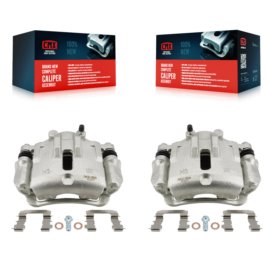 Front Disc Brake Caliper Left Right Side (Driver Passenger) Kit For 2007-2012 Kia Rondo KBC-100658