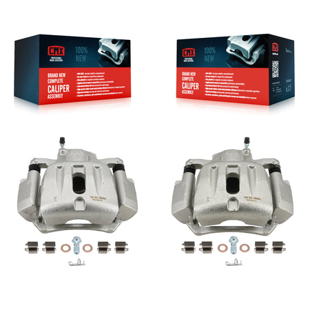 Front Disc Brake Caliper Left Right Side (Driver Passenger) Kit For Toyota Highlander KBC-100660