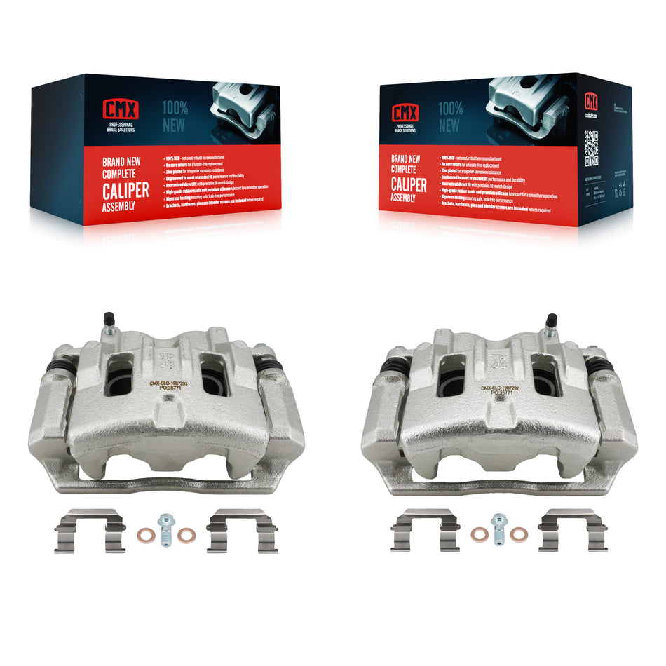 Front Disc Brake Caliper Left Right Side (Driver Passenger) Kit For 2015-2021 Kia Sedona KBC-100667
