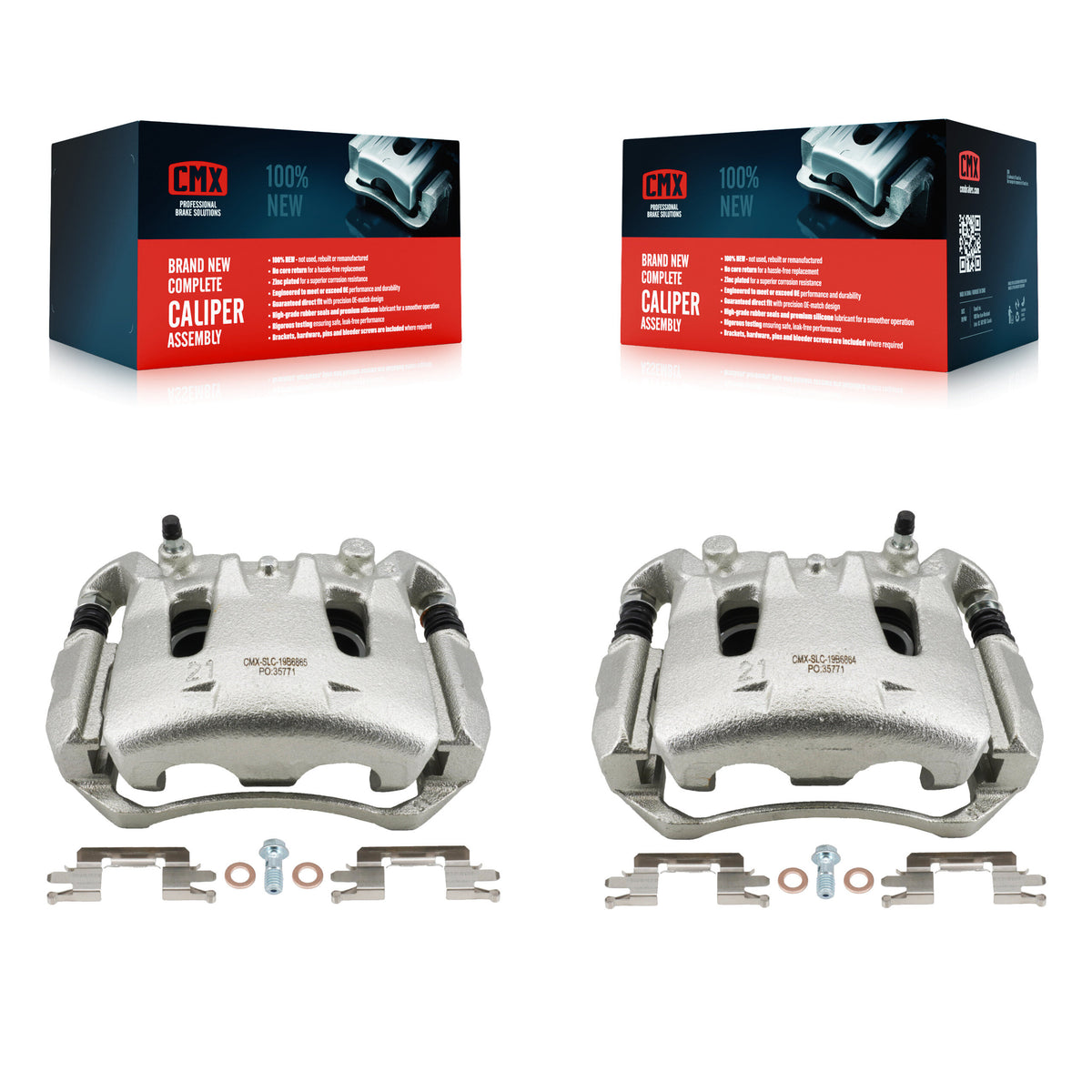 Front Disc Brake Caliper Left Right Side Kit For Nissan LEAF NV200 Chevrolet City Express KBC-100669