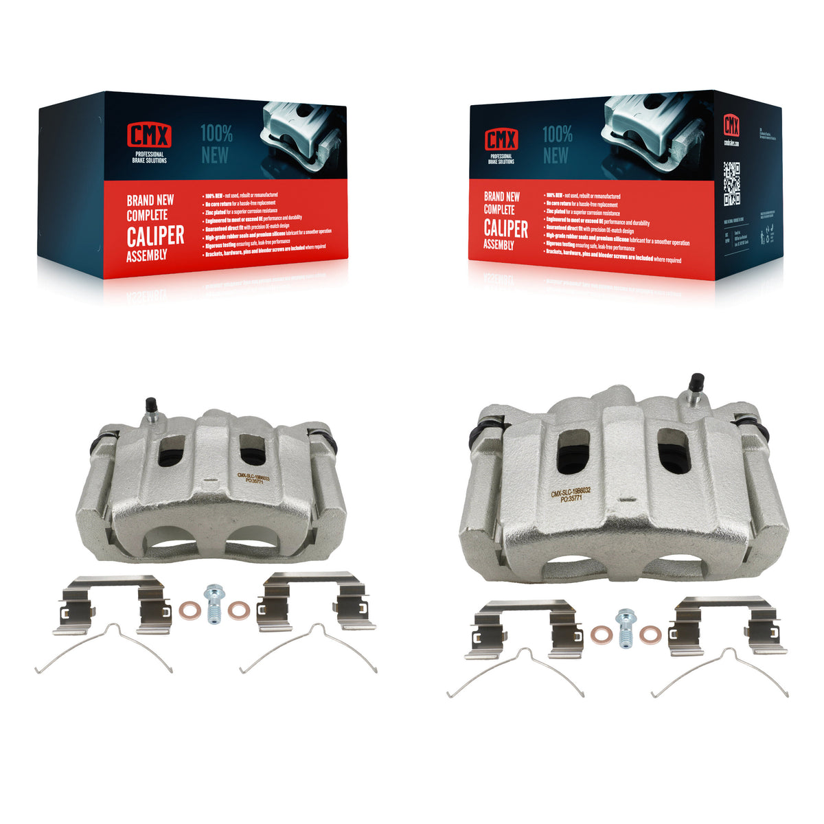 Front Brake Caliper Left Right Side (Driver Passenger) Kit For 2009-2016 Toyota Venza KBC-100686