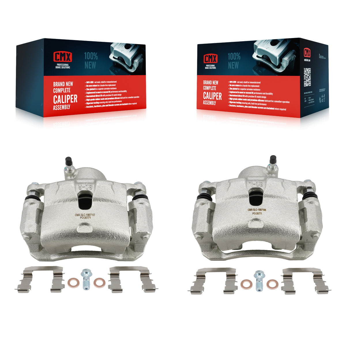 Front Disc Brake Caliper Left Right Side Kit For Kia Soul Forte Forte5 Hyundai Elantra GT KBC-100687