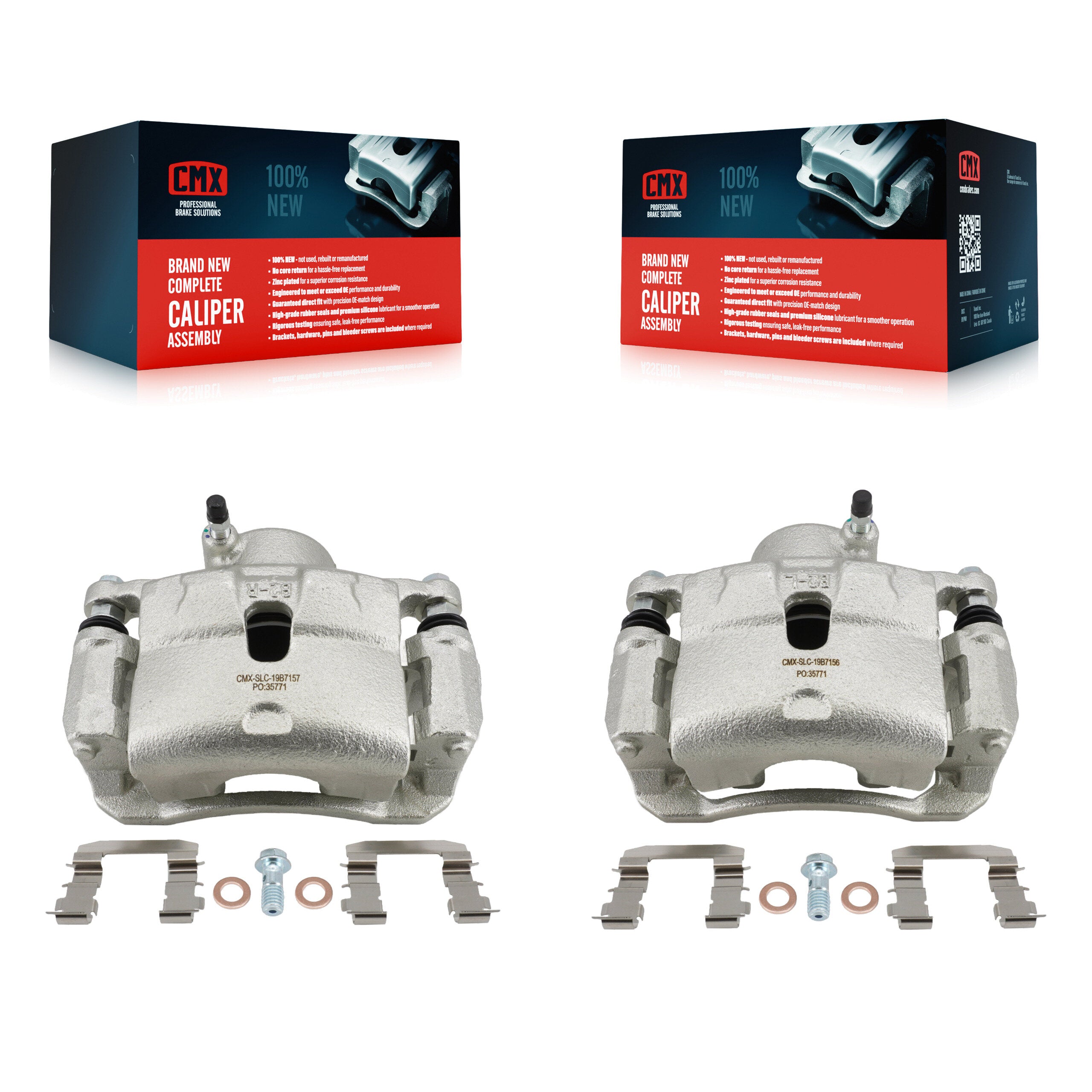 Front Disc Brake Caliper Left Right Side Kit For Kia Soul Forte Forte5 Hyundai Elantra GT KBC-100687