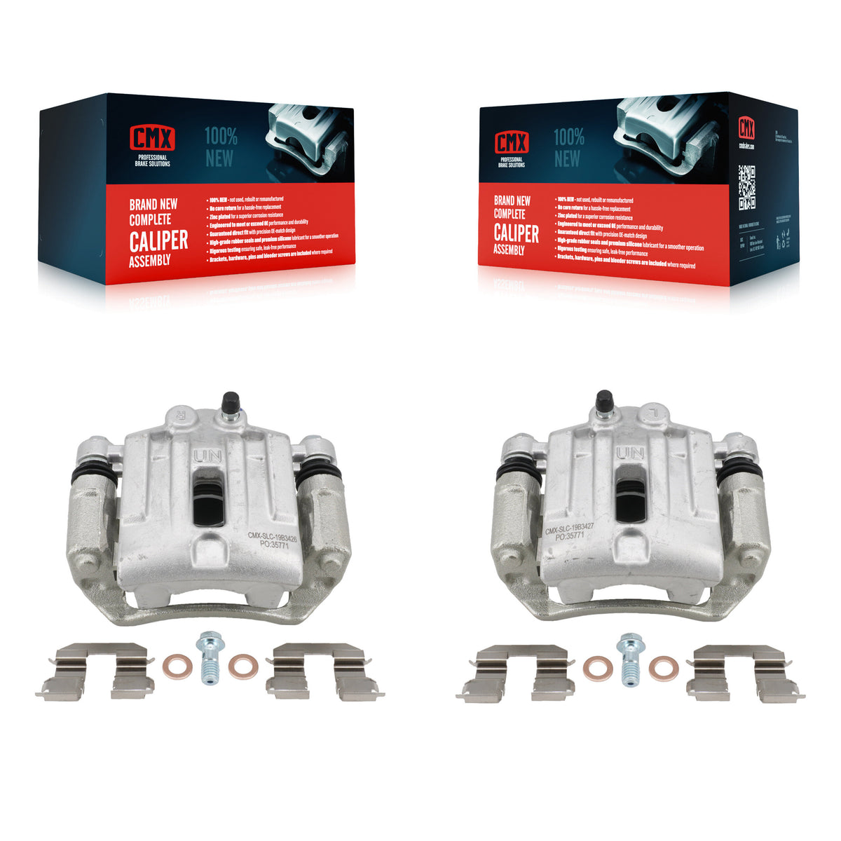 Rear Disc Brake Caliper Left Right Side (Driver Passenger) Kit For 2007-2009 Kia Rondo KBC-100706
