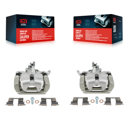 Rear Disc Brake Caliper Assembly Left Right Side (Driver Passenger) Kit For Mazda 3 Sport KBC-100710