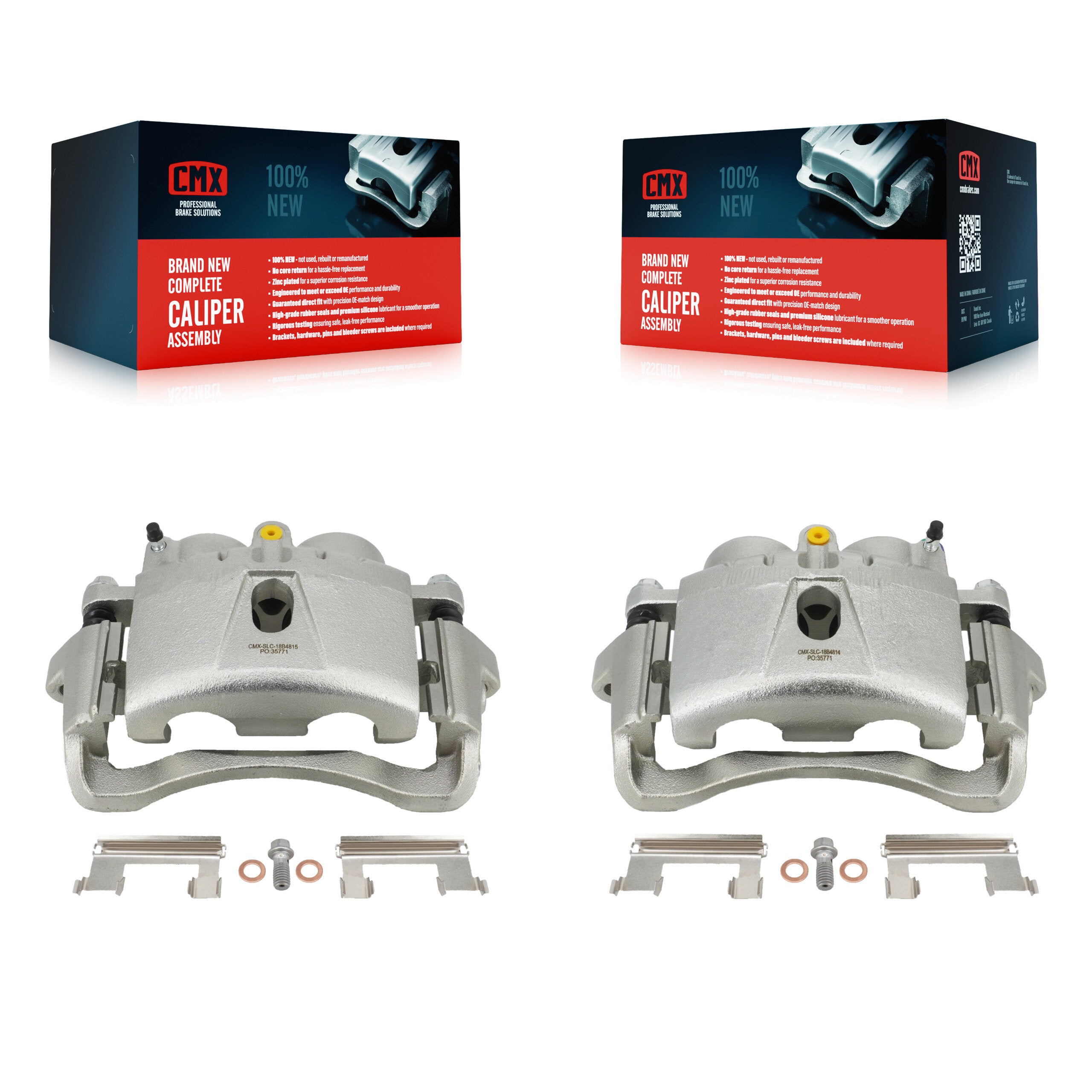 Rear Brake Caliper Left Right Side Kit For Chevrolet GMC Sierra 3500 Silverado HD Classic KBC-100715