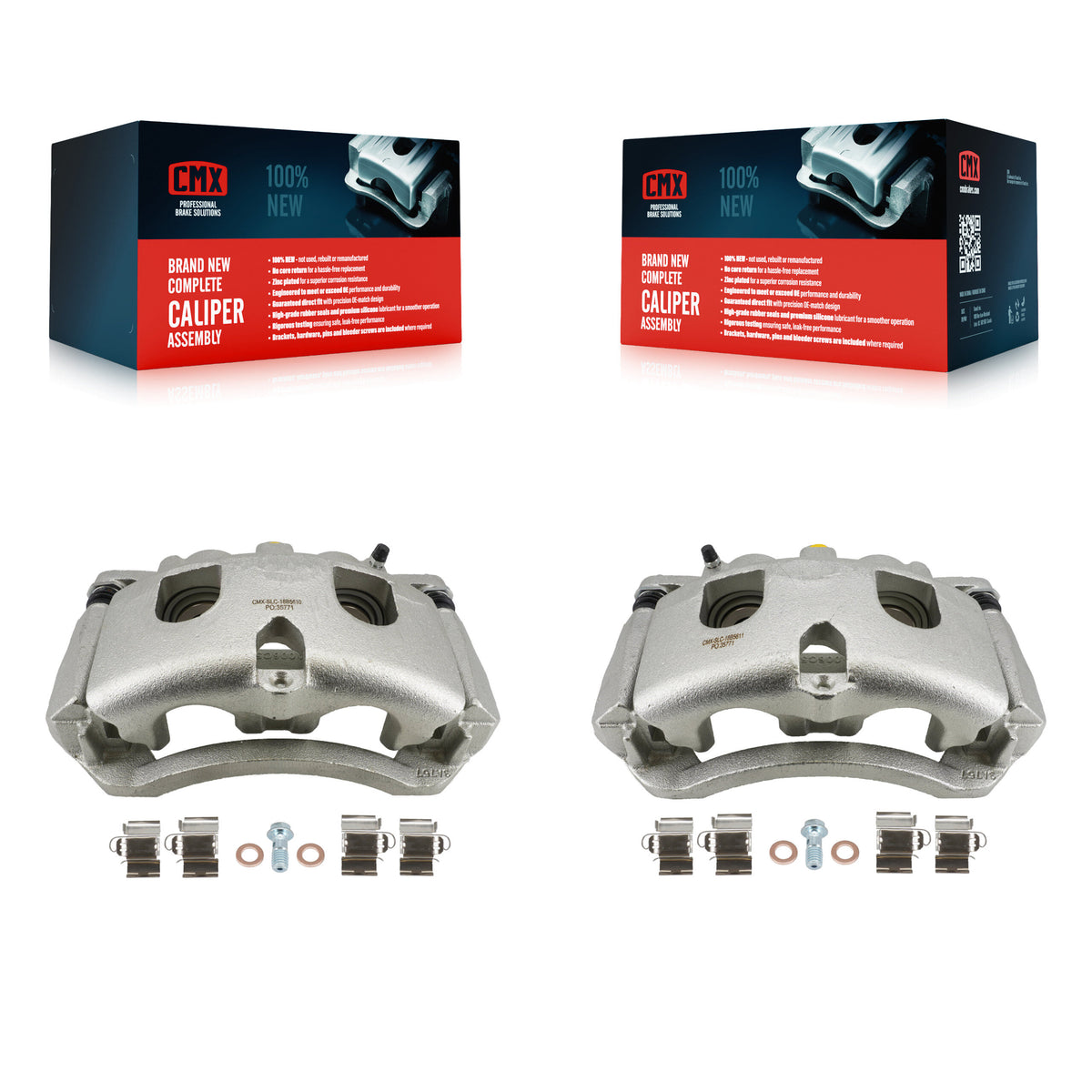 Rear Disc Brake Caliper Kit For 2020-2025 GMC Chevrolet Sierra 2500 HD Silverado 3500 KBC-100722