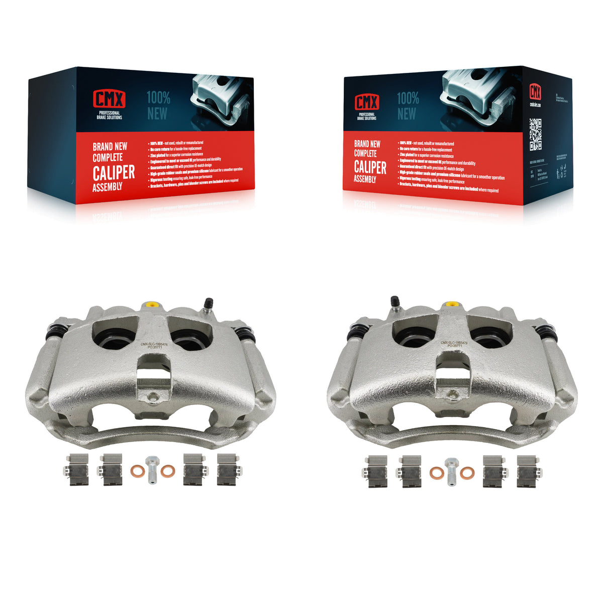 Rear Brake Caliper Left Right Side (Driver Passenger) Kit For Ford F-350 Super Duty F-450 KBC-100723