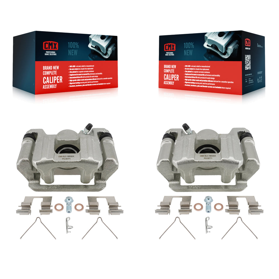 Rear Disc Brake Caliper Left Right Side (Driver Passenger) Kit For 2009-2015 Honda Pilot KBC-100727
