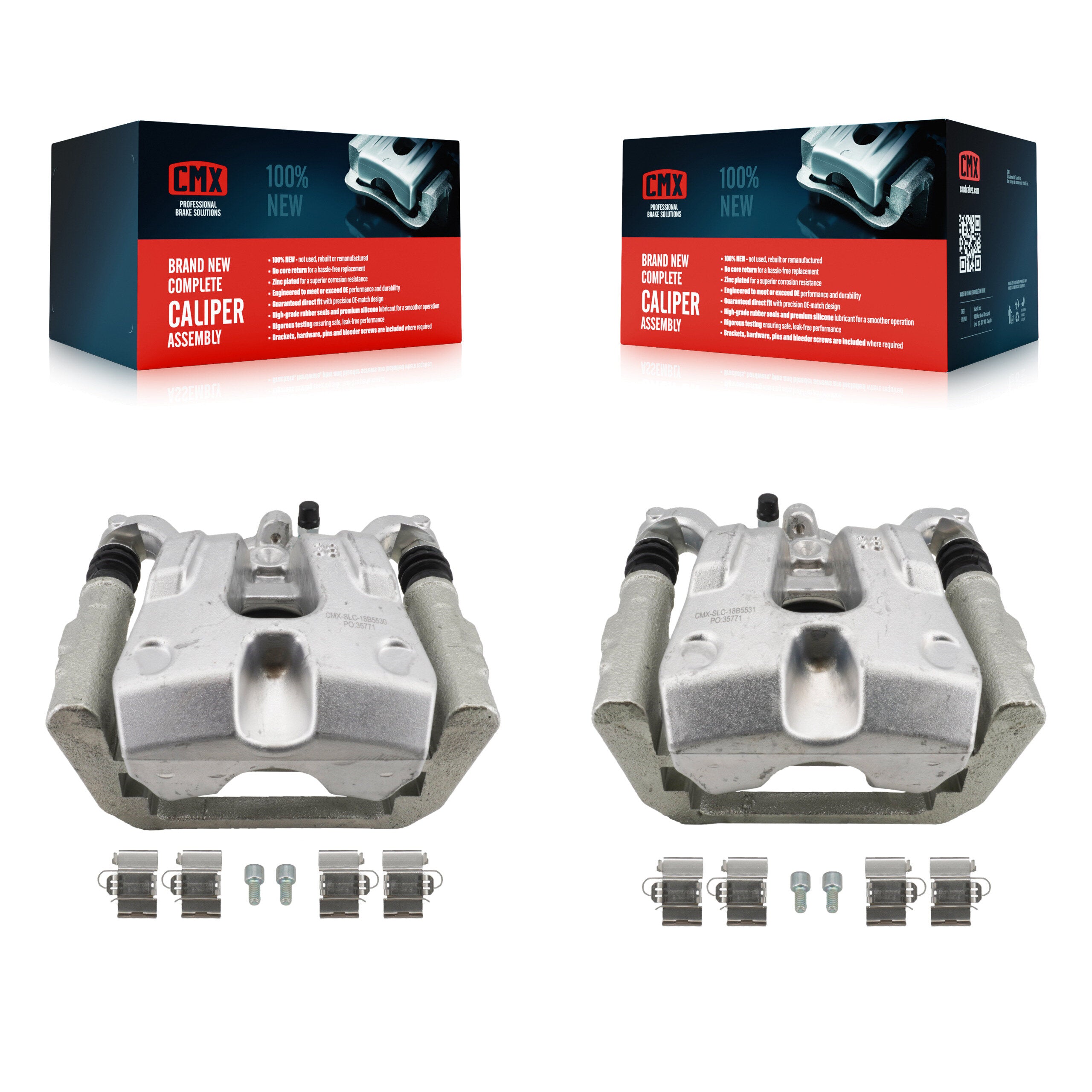 Rear Brake Caliper Left Right Side (Driver Passenger) Kit For Jeep Cherokee Chrysler 200 KBC-100731