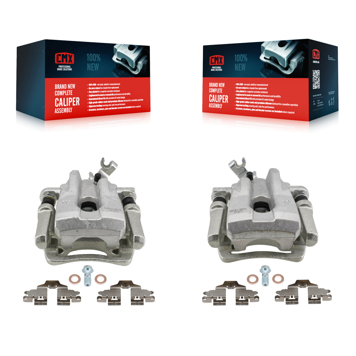 Rear Brake Caliper Left Right (Driver Passenger) Kit For Toyota Corolla Prius Prime AWD-e KBC-100736