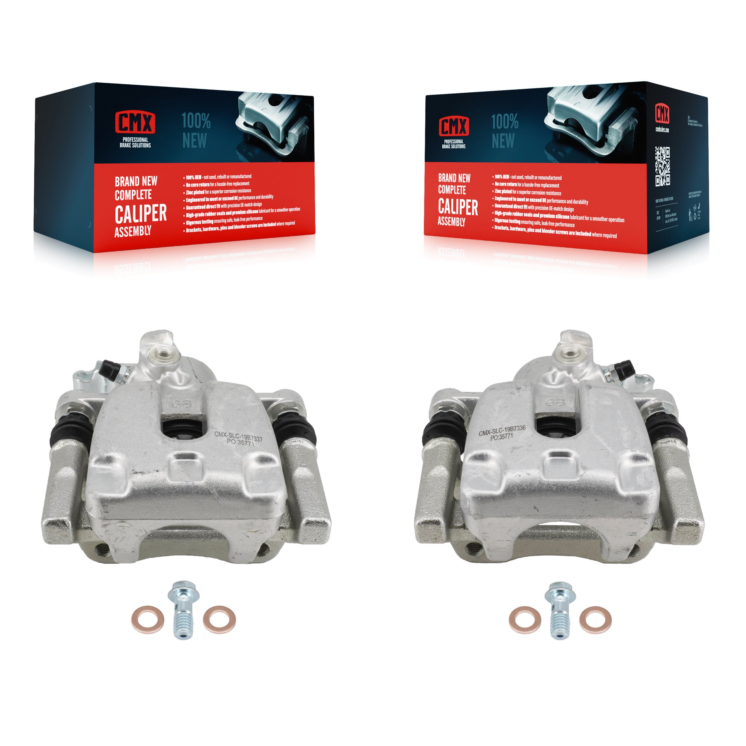 Rear Disc Brake Caliper Left Right Side Kit For Volkswagen Golf SportWagen Alltrack KBC-100743