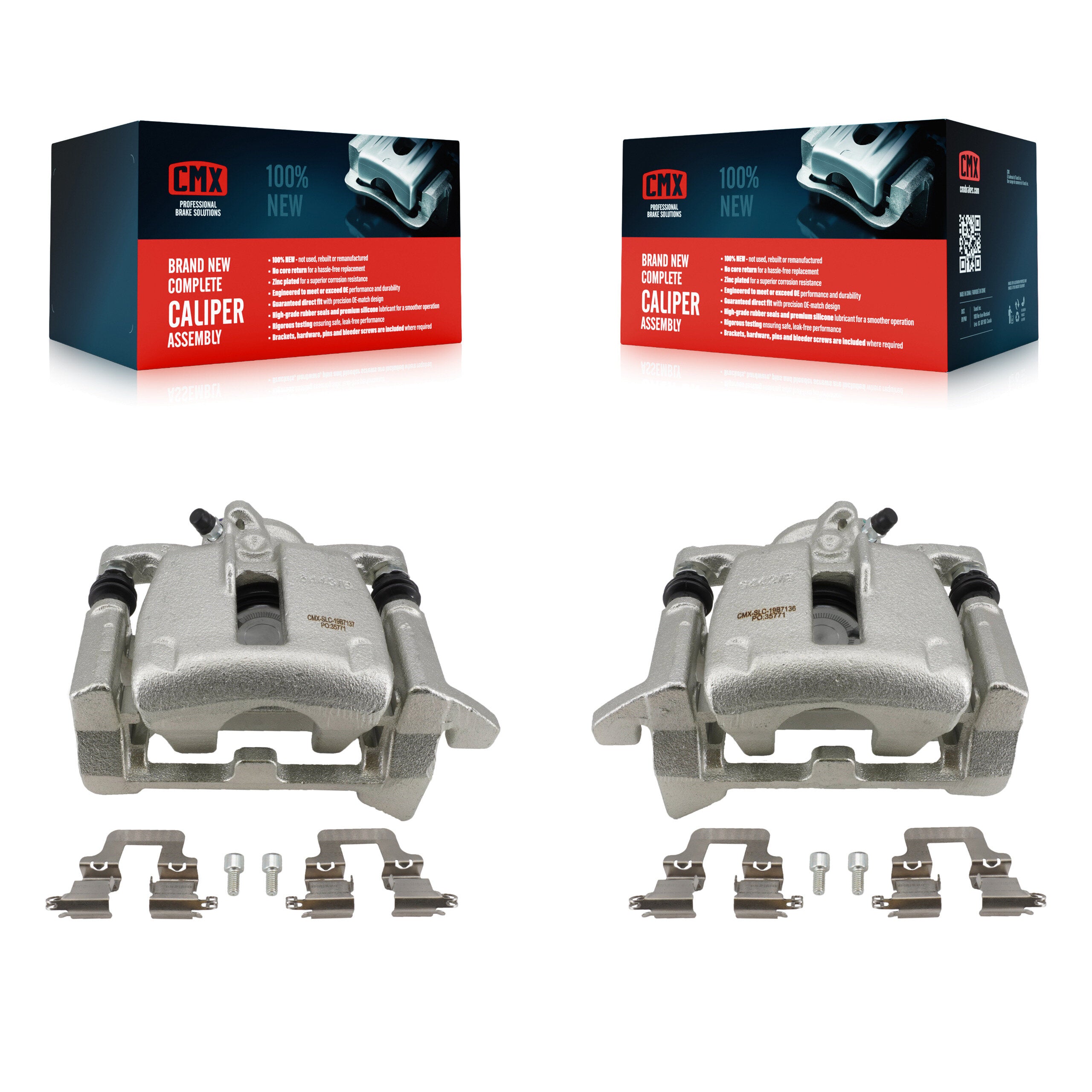 Rear Disc Brake Caliper Left Right Side Kit For Audi Q5 A4 Quattro A5 allroad A7 A6 KBC-100750