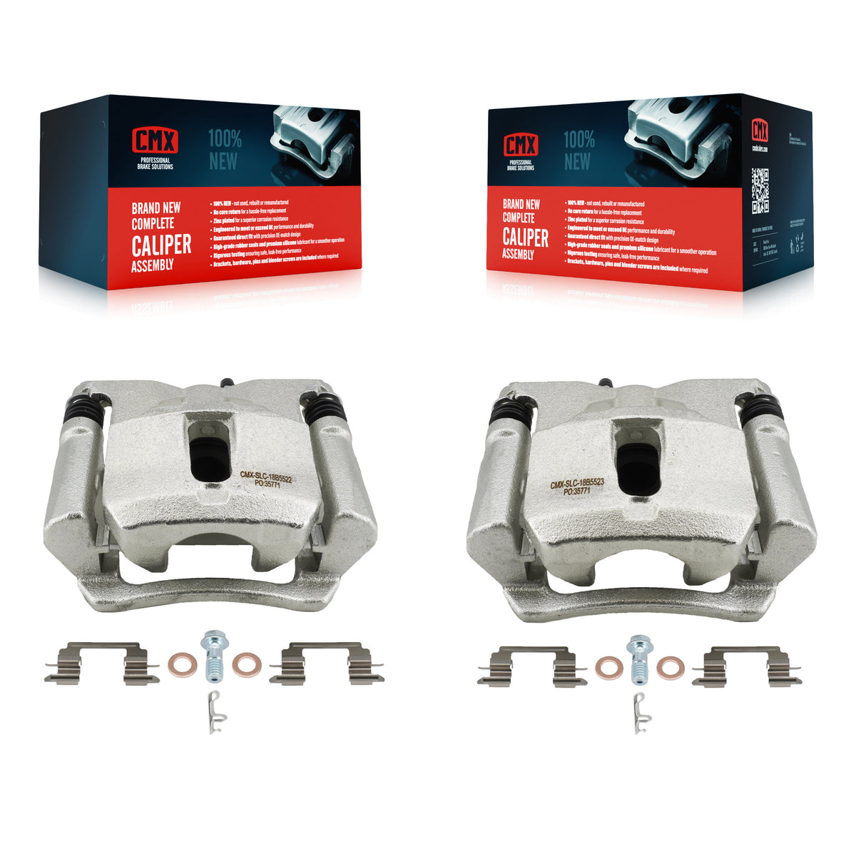 Rear Disc Brake Caliper Left Right Side Kit For 2015-2020 Chevrolet Colorado GMC Canyon KBC-100751