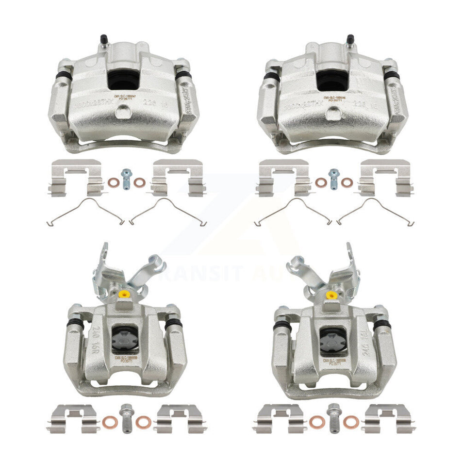 Front Rear Brake Caliper Kit For 2016-2022 Chevrolet Malibu With Manual Parking KBC-100765