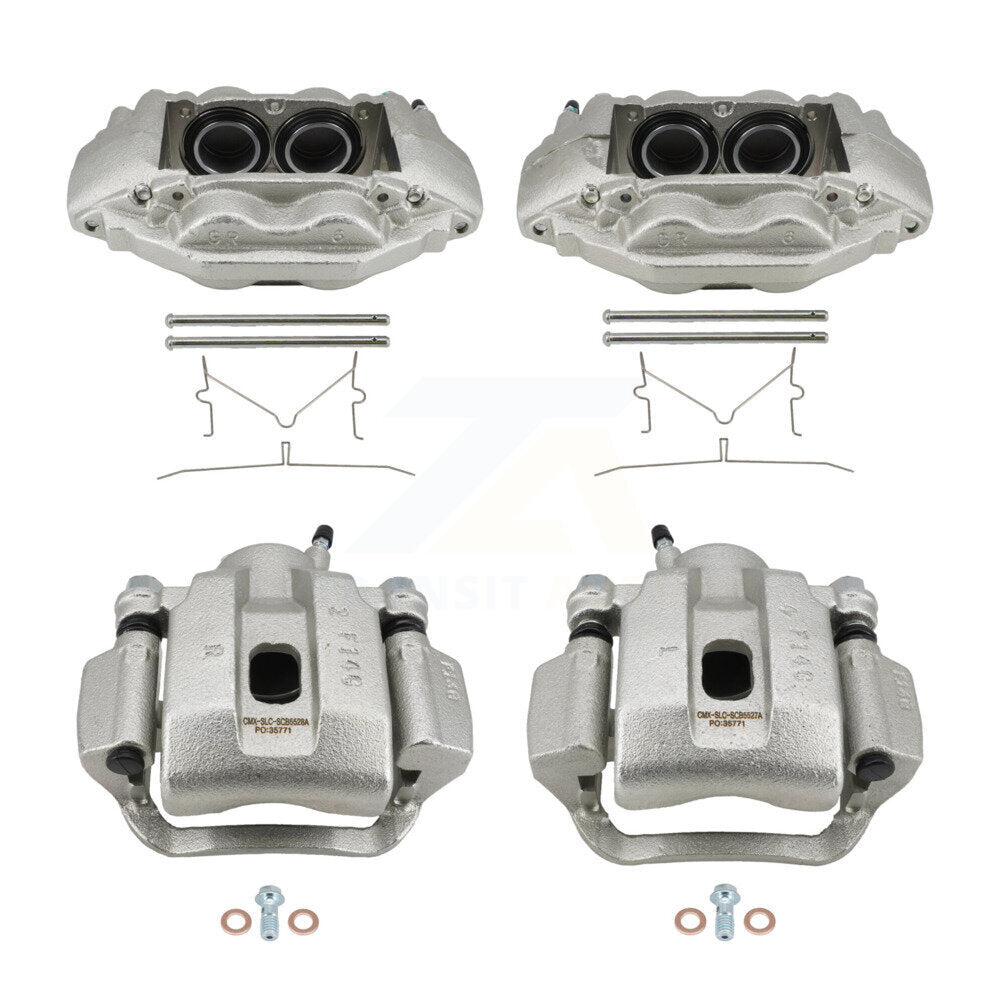 Front Rear Brake Caliper Left Right Side (Driver Passenger) Kit For Toyota Tundra Sequoia KBC-100768