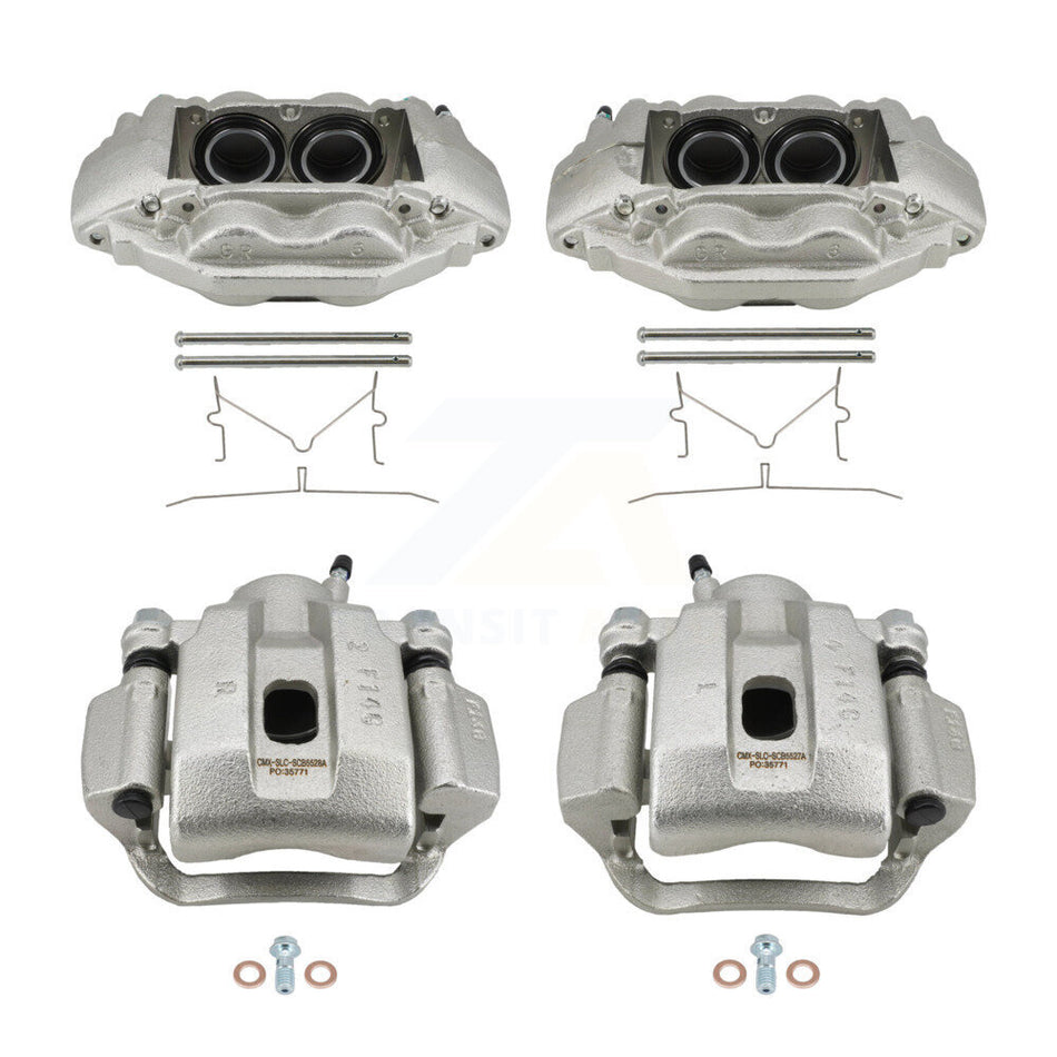 Front Rear Brake Caliper Left Right Side (Driver Passenger) Kit For Toyota Tundra Sequoia KBC-100768