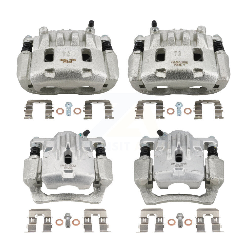 Front Rear Disc Brake Caliper Left Right Side (Driver Passenger) Kit For Subaru Impreza KBC-100769