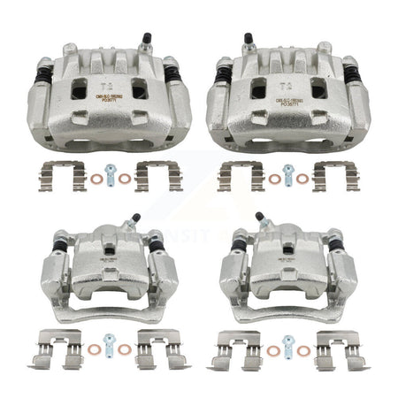 Front Rear Disc Brake Caliper Left Right Side (Driver Passenger) Kit For Subaru Impreza KBC-100770