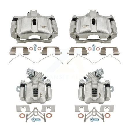Front Rear Disc Brake Caliper Left Right Side (Driver Passenger) Kit For Honda Civic KBC-100775