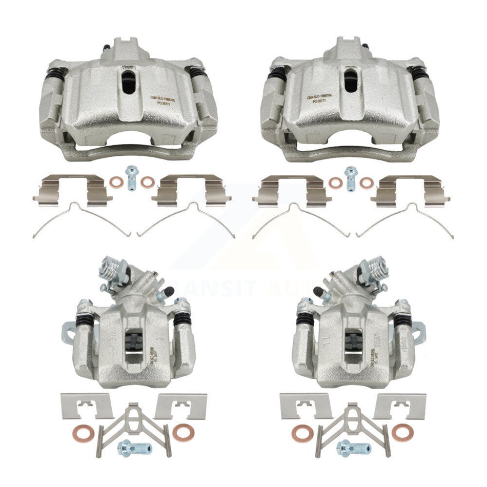 Front Rear Disc Brake Caliper Left Right Side (Driver Passenger) Kit For Honda Civic KBC-100775