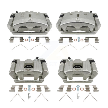 Front Rear Brake Caliper Left Right Side (Driver Passenger) Kit For 2009-2015 Honda Pilot KBC-100779