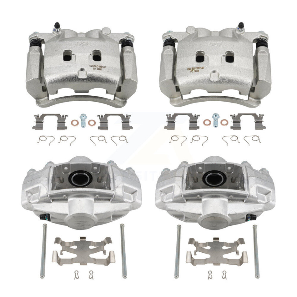 Front Rear Disc Brake Caliper Kit For INFINITI Q50 Q60 Nissan Z With Dual Piston KBC-100780