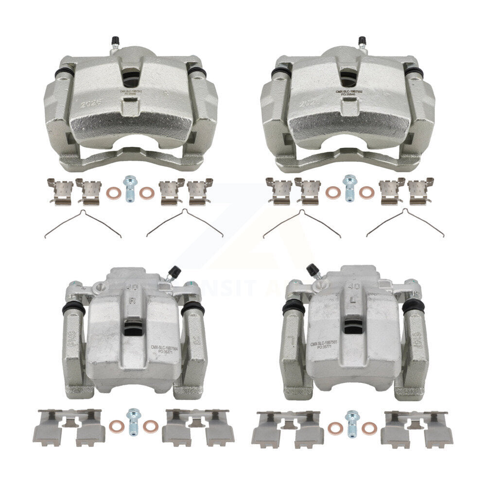 Front Rear Disc Brake Caliper Kit For 2018-2019 Toyota Camry With Manual Parking KBC-100782