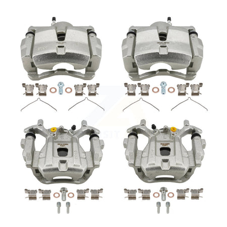 Front Rear Brake Caliper Left Right Side (Driver Passenger) Kit For Toyota RAV4 Venza KBC-100784