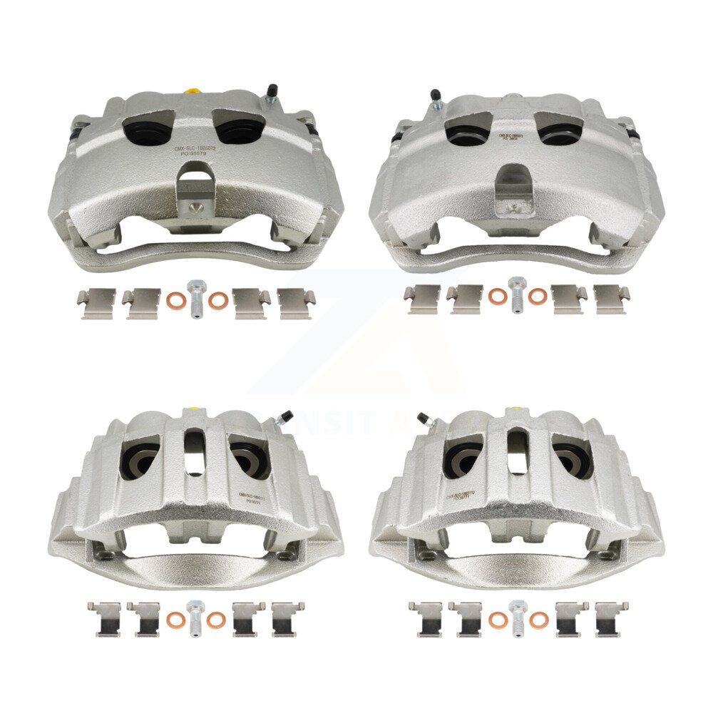 Front Rear Disc Brake Caliper Left Right Side Kit For 2008-2019 Ford E-450 Super Duty KBC-100788