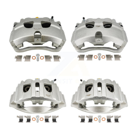 Front Rear Disc Brake Caliper Left Right Side Kit For 2008-2019 Ford E-450 Super Duty KBC-100788