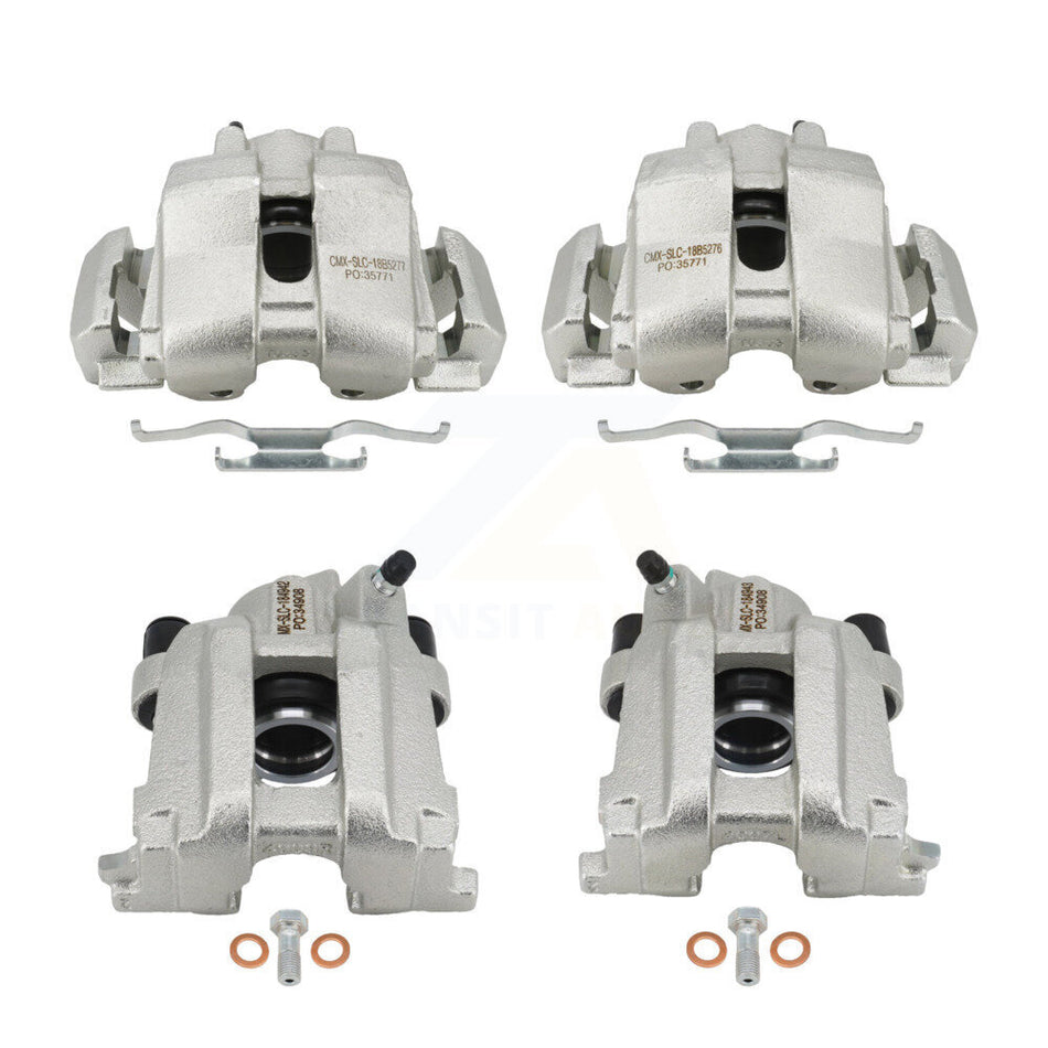 Front Rear Brake Caliper (Left Right) Kit For Ford Escape Mazda Tribute Mercury Mariner KBC-100789