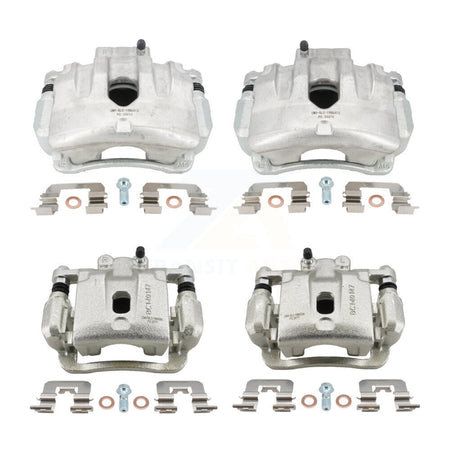 Front Rear Brake Caliper Kit For 2010-2016 Hyundai Genesis Coupe Without Brembo Calipers KBC-100791